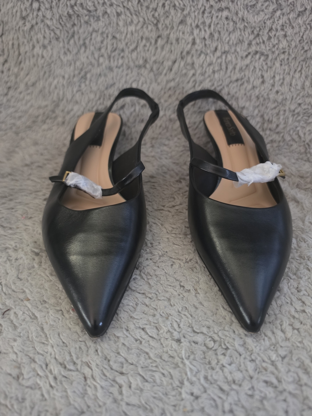 (170)

Franco Sarto Khloe Pointed Toe Slingback Kitten Heel Size 8W - Picture 11 of 16